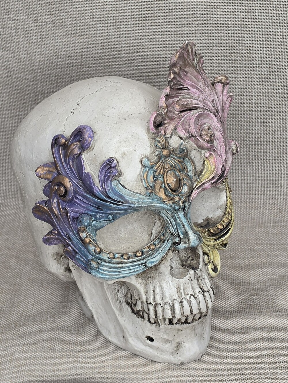 Decorative Halloween Decor Carnival Skull Multicolor New